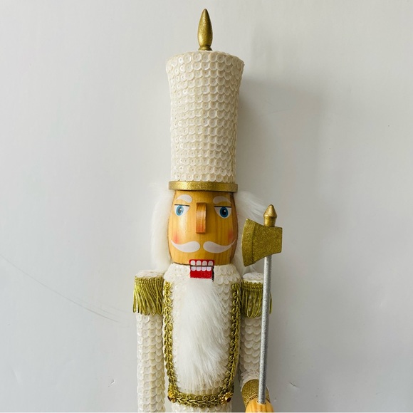 Hobby Lobby Holiday Hobby Lobby Tall Thin Wooden Nutcracker Sequins
